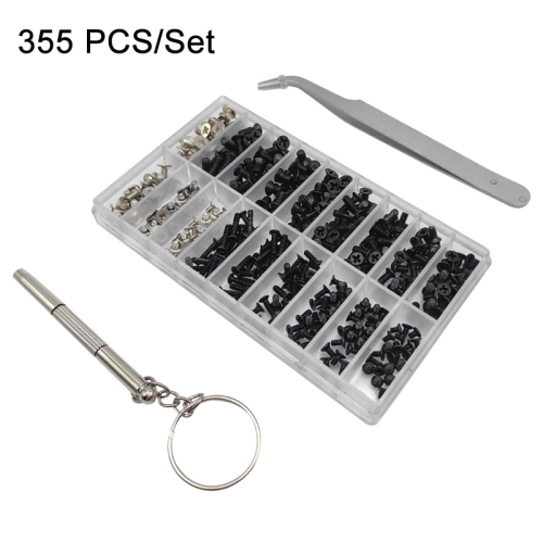 

355 PCS/Set+Tweeter+Screwdriver M2/M3/M2.5 Laptop Universal Screw Set