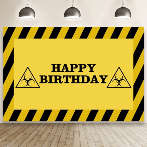 

1.5m x 1m Construction Vehicle Series Happy Birthday Photography Background Cloth(Mdm07792)