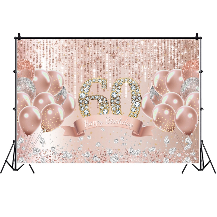 

MDU05525 1.5m x 1m Rose Golden Balloon Birthday Party Background Cloth Photography Photo Pictorial Cloth