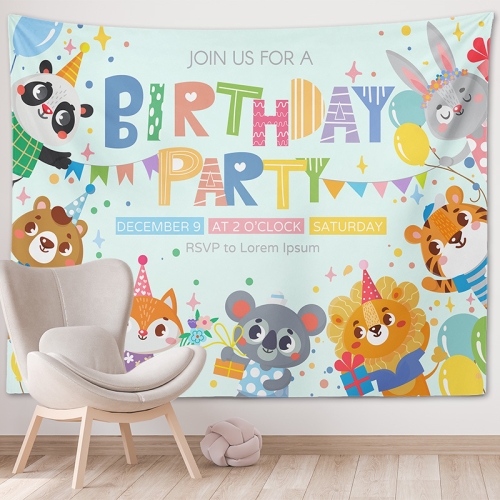 

Happy Birthday Photo Backdrop Party Decoration Tapestry, Size: 150x100cm(GT56-8)