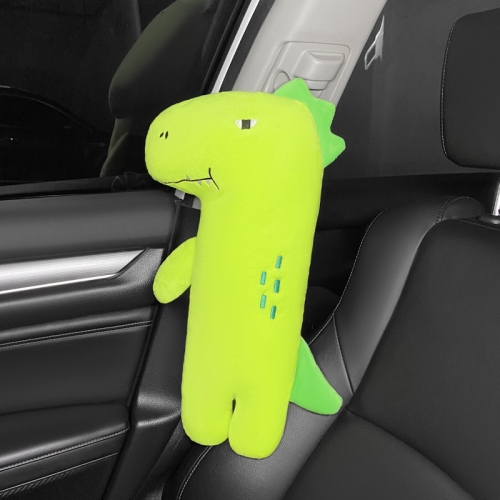 

Car Seat Belt Pillow Shoulder Cover Cartoon Insurance Belt(Green)