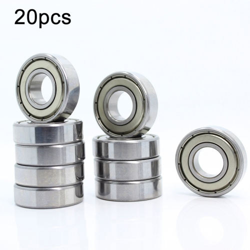 

6001zz 20pcs Miniature Bearings Silent Deep Groove Ball Bearings