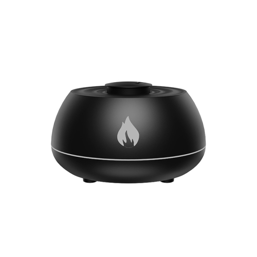 

DQ707 130ml Simulation Flame Aromatherapy Machine Seven-color Ambient Light Humidifier Black