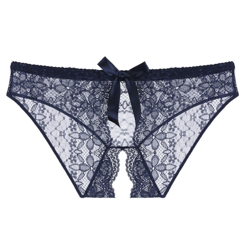 3 PCS Sexy Lace Butterfly Perspective Slitted Panties Underwear