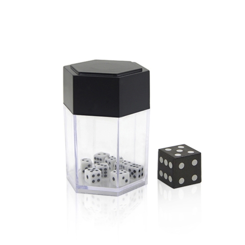 

5pcs Explode Explosion Dice Easy Magic Tricks For Kids Magic Prop Novelty Funny Toy(Black and White)