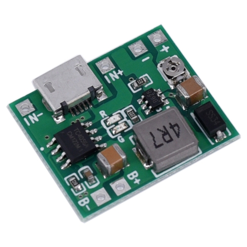 

M-TY01 3pcs 3.7V 18650 Single Cell Lithium Battery Adjustable Boost Voltage Converter Module With Charging Circuit