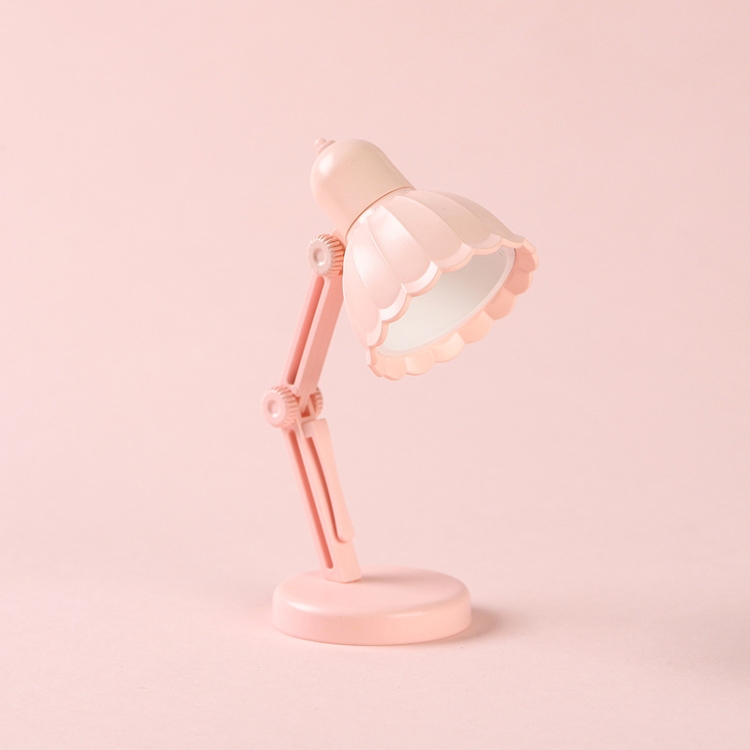 

Flower Shape LED Mini Magnetic Table Lamp Foldable Bedside Night Light(09A Pink)