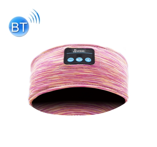 

Music Headband Bluetooth Eye Mask Yoga Running Sleep Headphones(Pink)