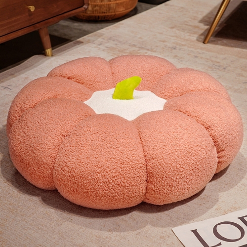 

Pumpkin Futon Cushion Pillow Plush Toy Home Tatami Bay Window Sofa Bedroom Cushion, Size: 40cm(Pink)