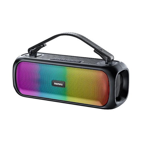 

REMAX RB-M25 Portable Outdoor Bluetooth Audio Waterproof RGB Light Effect Plaza Dance Subwoofer(Black)