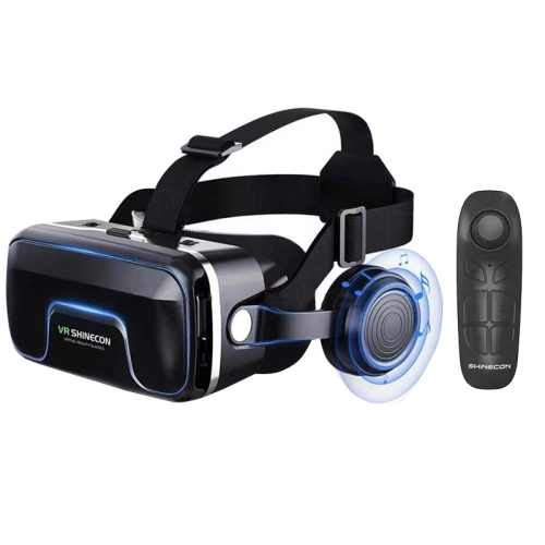 VRSHINECON G06B + B01 + HS6G Casque VR Lunettes Téléphone 3D Réalité  Virtuelle Jeu Casque Tête Portant Des Lunettes Numériques