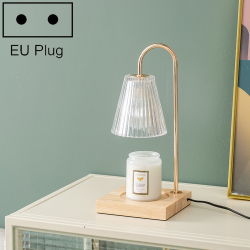 

MZ-011 Home Decoration Dimmable Aromatherapy Lamp Without Aromatherapy, Spec: Clear+Solid Wood(EU Plug)