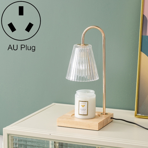 

MZ-011 Home Decoration Dimmable Aromatherapy Lamp Without Aromatherapy, Spec: Clear+Solid Wood(AU Plug)