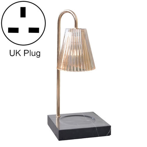 

MZ-011 Home Decoration Dimmable Aromatherapy Lamp Without Aromatherapy, Spec: Champagne Gold+Black Marble(UK Plug)