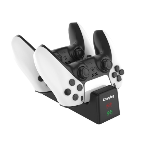 

For PS5 SYP-1018 Gamepad Charging Bracket Dual Dock Charger with LED Indicator