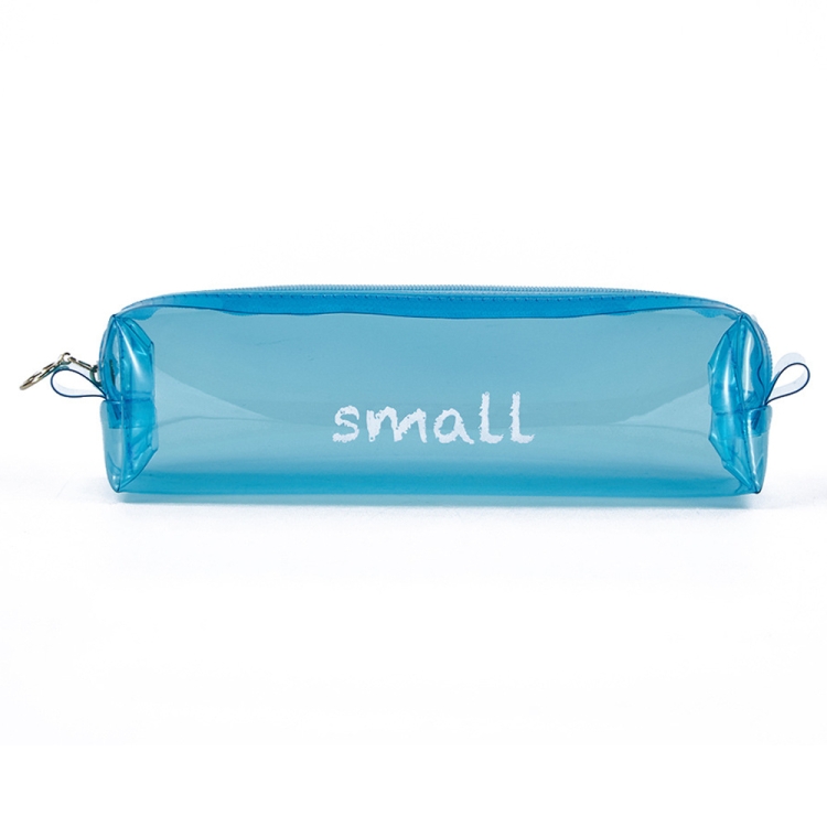 

H6465-1 TPU Waterproof Student Transparent Pencil Bag(Blue)