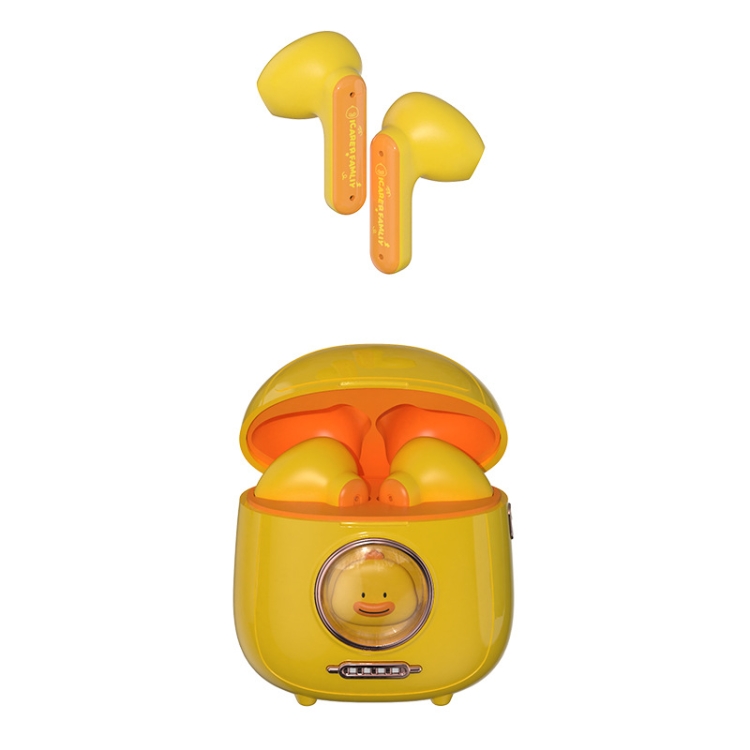 

Icarerfamily IFTWS01 TWS Cartoon Half In-ear Wireless Bluetooth Earphone(Yellow)