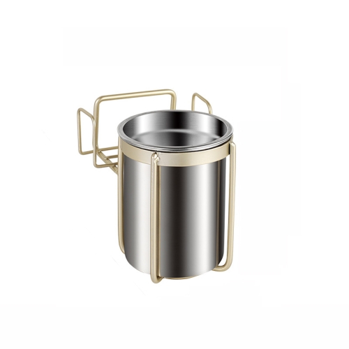 

Stainless Steel Wall-mounted Ashtray Bathroom Multifunctional Ashtray Without Punching Without Smoke Buckle
