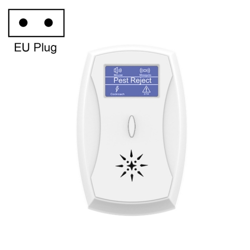 

Household Mute Low Power Ultrasonic Insect Repeller, Specification: EU Plug(White)