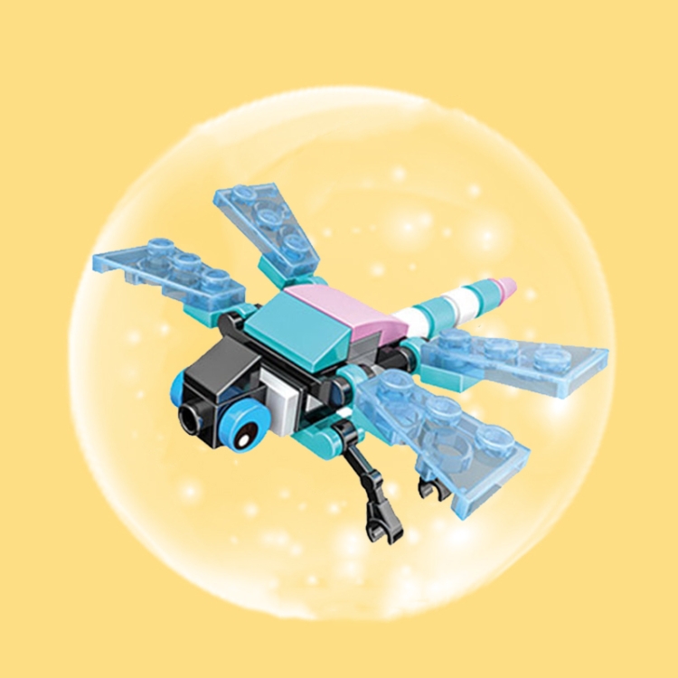 

KY024 Dragonfly CAYI Insect Small Particles Assembly Puzzle Building Block Toys