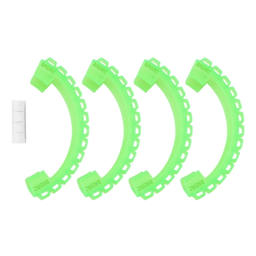 

For DJI Avata BRDRC-9604 4pcs Drone Propeller TPU Protective Guard UAV Bumper Anti-collision Ring Cover(Green)