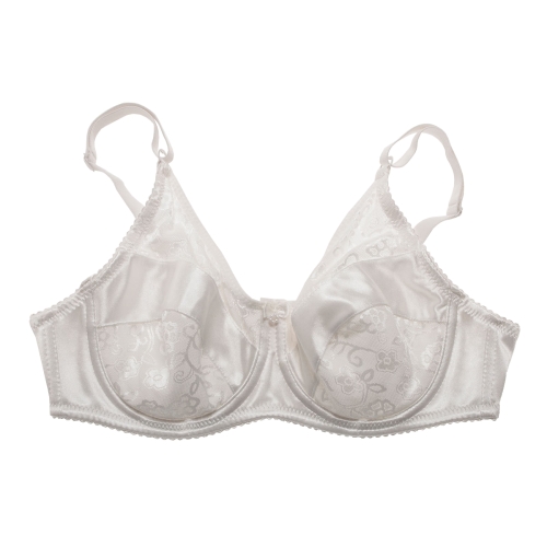 BR-JKN1063 Crossdressing Fake Breast Bra Without Fake Breast, Size:  36/80D(White)