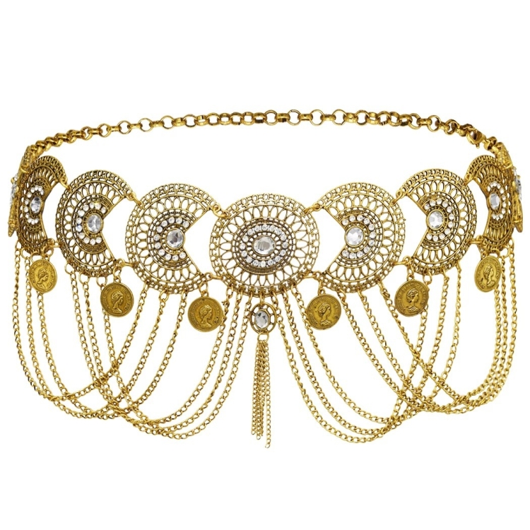 

Portrait Shooting Jewelry Dance Performance Accessories,Spec: Waist Chain D