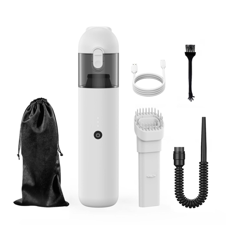 

P05 Super Strong Suction Handheld Portable Wireless Vehicle Vacuum Cleaner(Pearl White)
