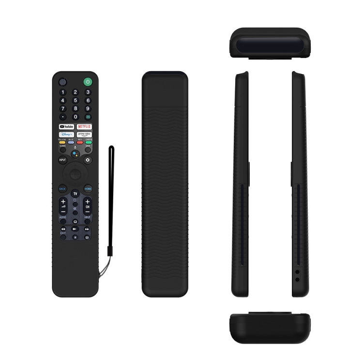 

For Sony RMF/MG3-TX520U Y52 Voice Remote Anti-Drop Silicone Protective Cover(Black)