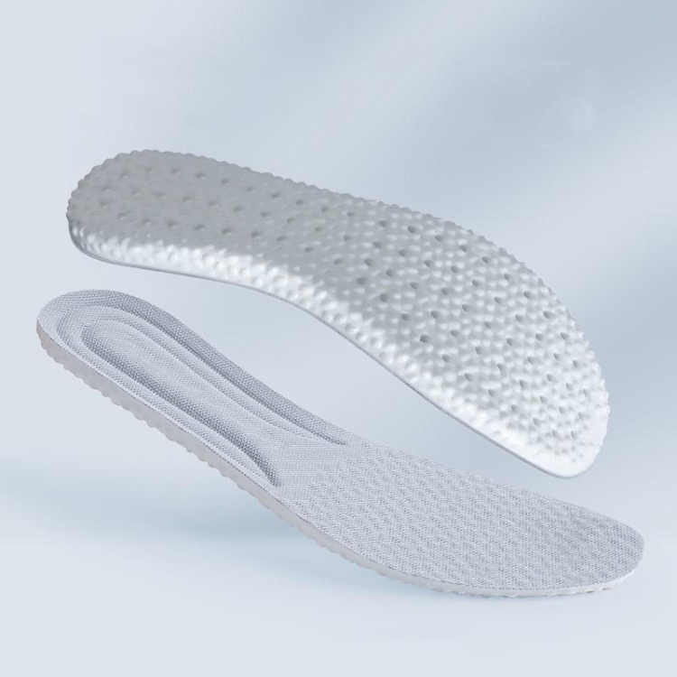 

5pairs Super Soft High Elasticity Sports Insoles Summer Insoles, Size: 35(Grey)