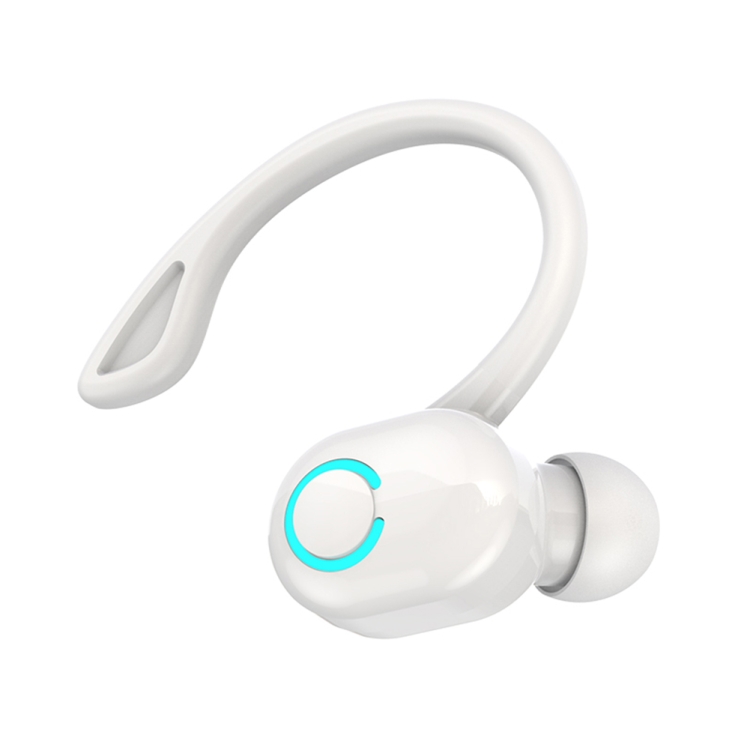 

S10 Bluetooth Headset Business Model Hanging Ear Type Stereo Earphone(White)