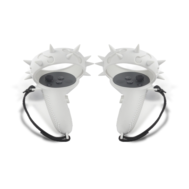

For Oculus Quest 2 VR Touch Controller Protective Cover Handle Sleeve(White)