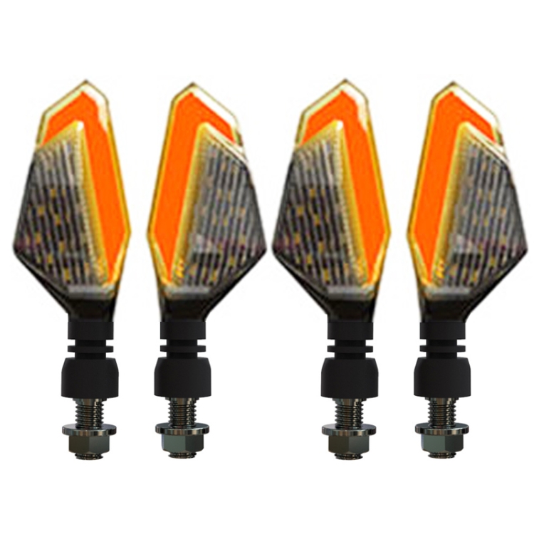 

MK-236 4pcs 22LED Motorcycle V Line Two Color Turning Light Signal Angle Light(Yellow Red)