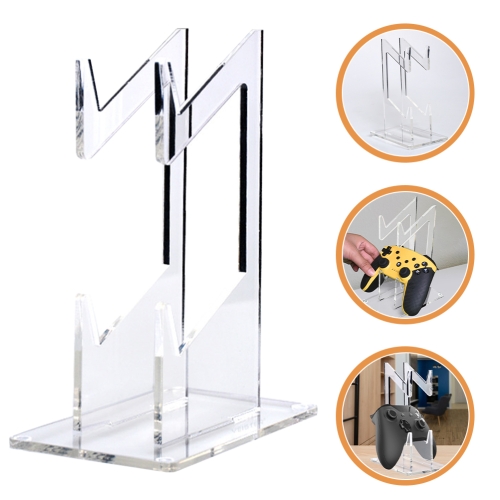 

For PS4/ PS5/PS3 Acrylic Double Layer Game Handle Storage Bracket (Transparent)