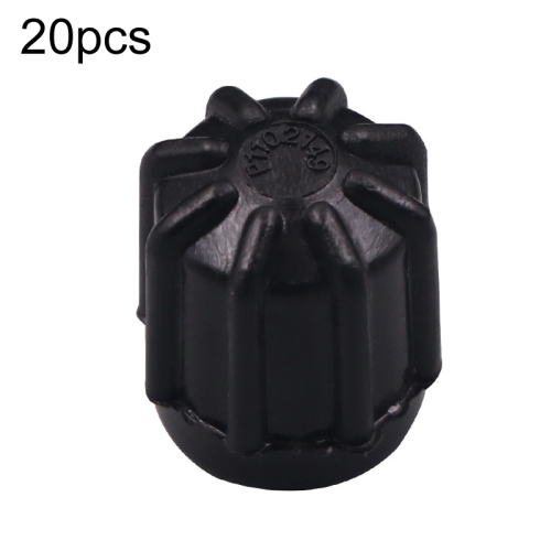 

20pcs Car Air Conditioner Dustproof Plastic Valve Leakproof Cap(Small)