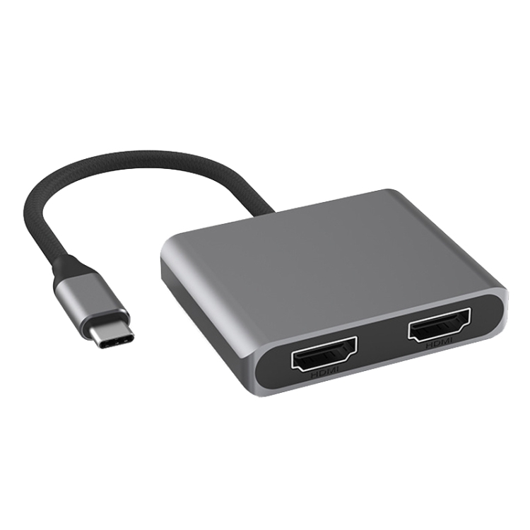 

4K60Hz Type-C/USB-C to Dual HDMI Output Converter(HD201)