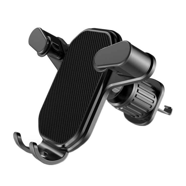 

Car Air Outlet Upside-down Hook Strong Mobile Phone Holder(Cool Black)