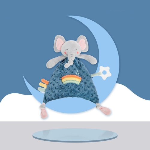 

Cartoon Baby Sleep Comfort Dolls Importable Baby Plush Toys (Elephant Towel)