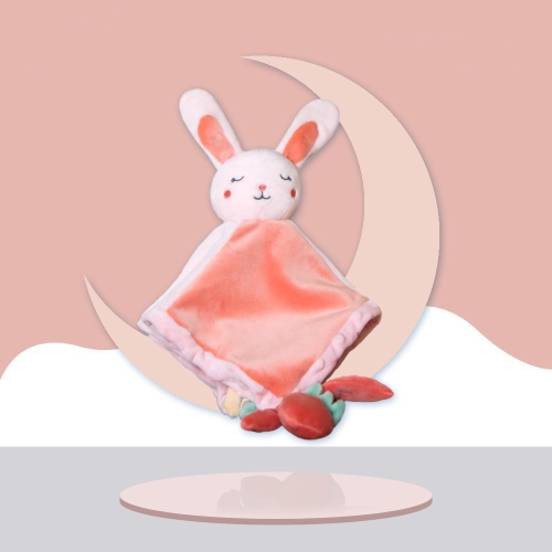 

Cartoon Baby Sleep Comfort Dolls Importable Baby Plush Toys (Rabbit Towel)