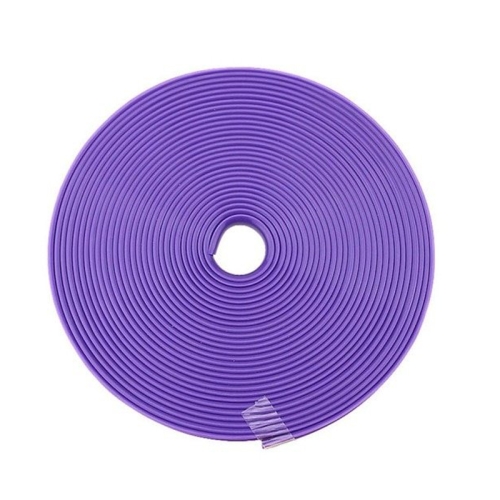 

2rolls Car Wheel General TPE Protection Ring Bumper Wheel Decoration Modification Supplies(Purple)