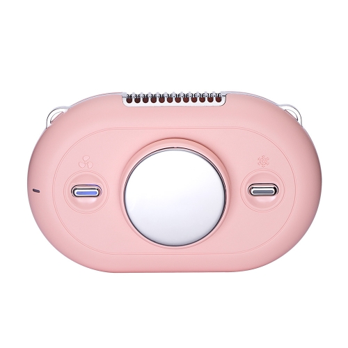 

F-S13 Outdoor Sports Simple And Portable USB Summer Hanging Neck Cooling Fan(Pink)