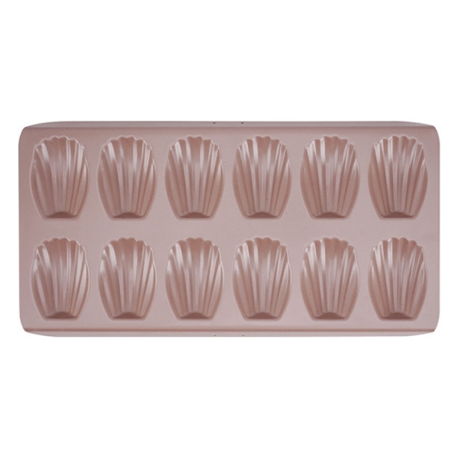 

BM1067 Shell Shaped Non-stick Cake Mold Kitchen Biscuit Pan Baking Mold, Specification: Pink Thicken