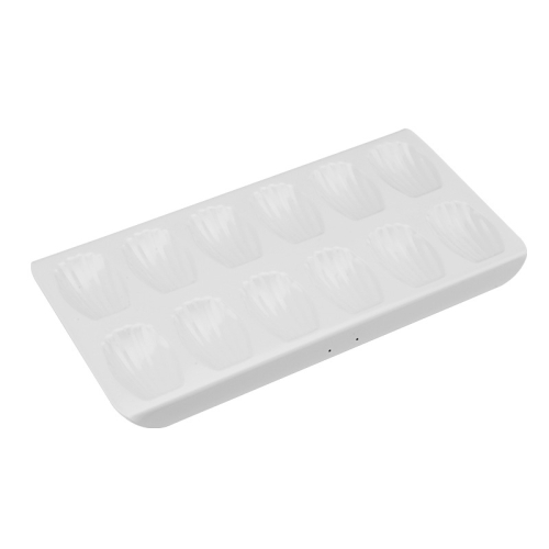 

BM1067 Shell Shaped Non-stick Cake Mold Kitchen Biscuit Pan Baking Mold, Specification: White Thicken