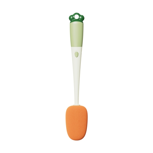 

Long Handle Household Multifunctional Cup Washing Brush Carrot Shape 3 In 1 Cleaning Brush(Green)