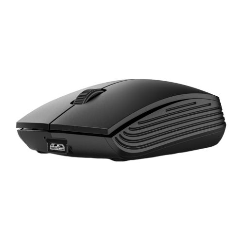 

811 3 Keys Laptop Mini Wireless Mouse Portable Optical Mouse, Spec: Battery Version (Black)