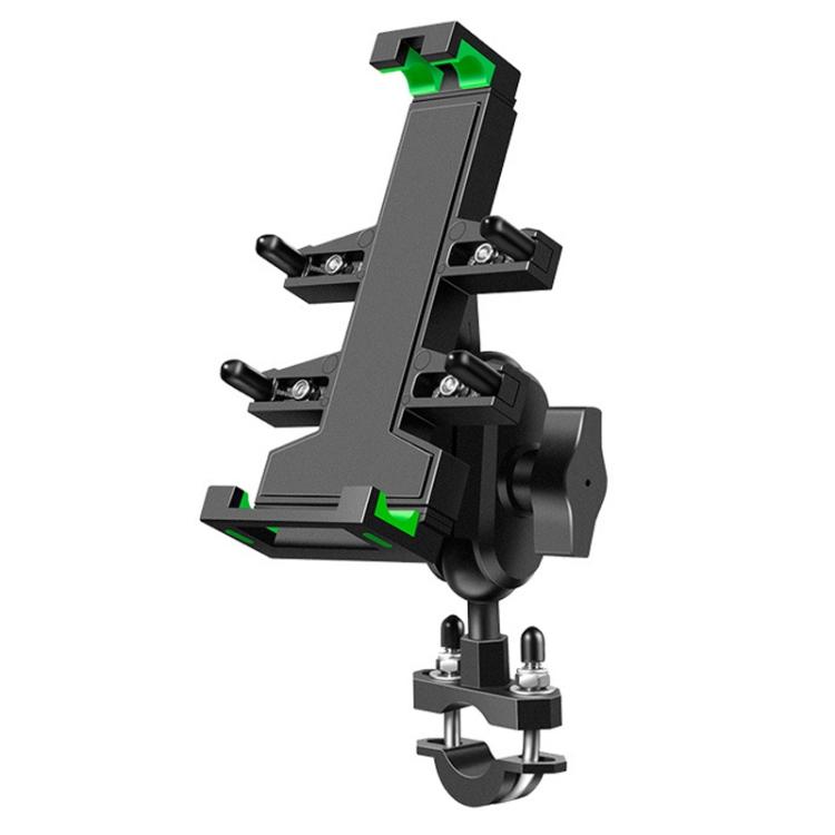 

A02 Motorcycle Mobile Phone Navigation Bracket Car Riding Anti-shock Aluminum Alloy Rack(Car Handlebar Model)
