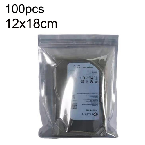 

5packs 12x18cm Anti-static Shielding Bag Hard Disk Insulation Bag Electronic Plastic Motherboard Packaging Bag