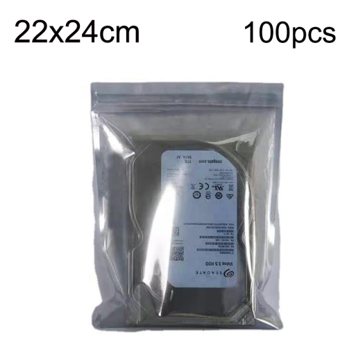 

100pcs/pack 22x24cm Anti-static Shielding Bag Hard Disk Insulation Bag Electronic Plastic Motherboard Packaging Bag
