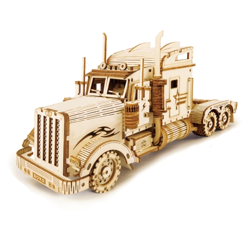 

MC502 Long Truck 3D Three -Dimensional Puzzle Board Children Wood Puzzles Model