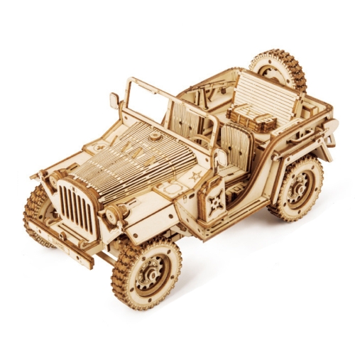 

MC701 Jeep 3D Three -Dimensional Puzzle Board Children Wood Puzzles Model